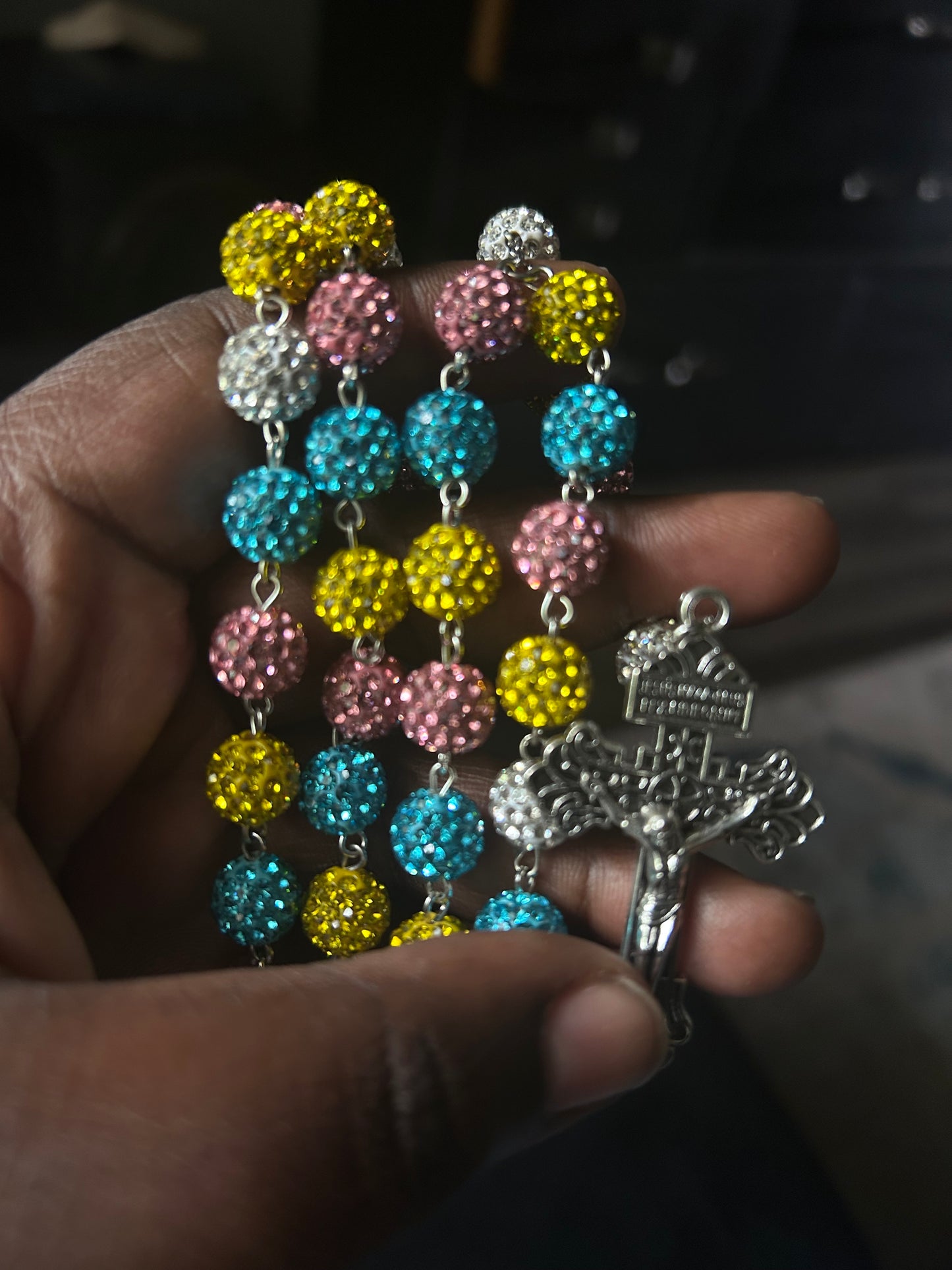 Cotton Candy Rosary