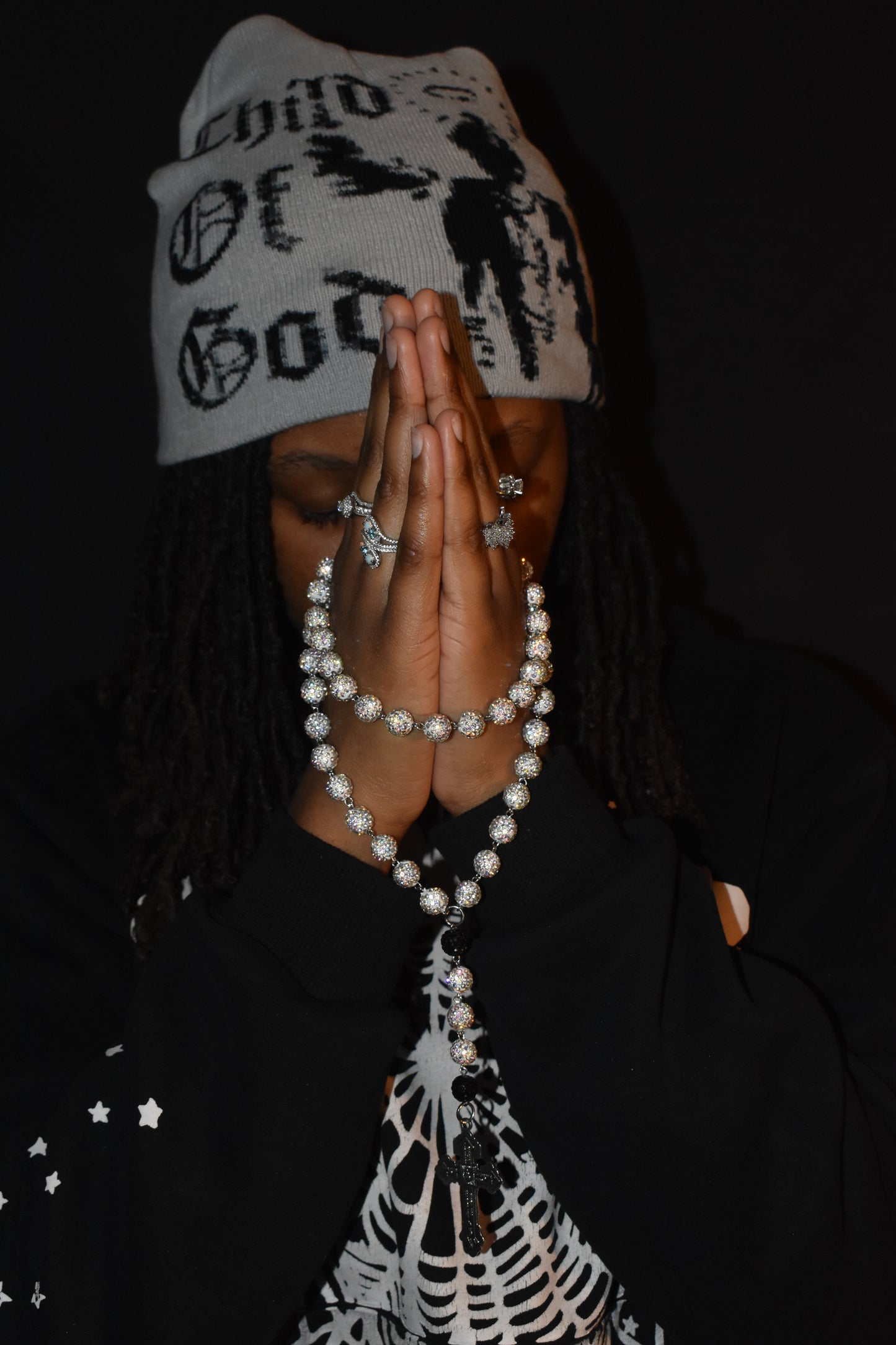 Signature White Rosary